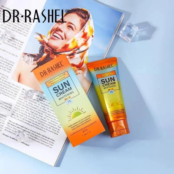 Dr.Rashel Sun Cream Whitening Spf75+++ 60G DR RASHEL - Luxeery