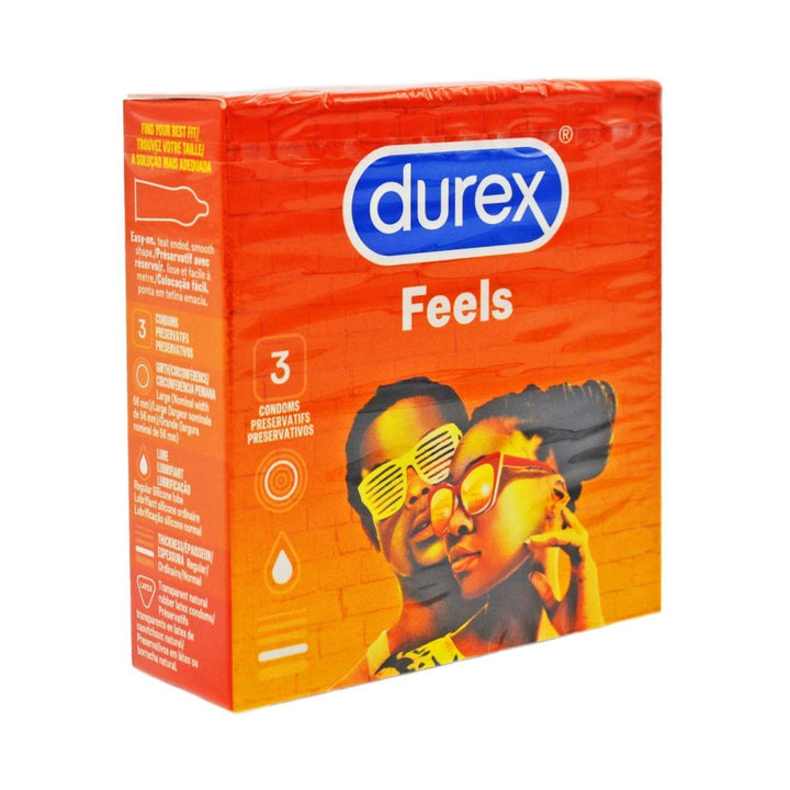 Durex - Condoms Feel 3pk Durex - Luxeery