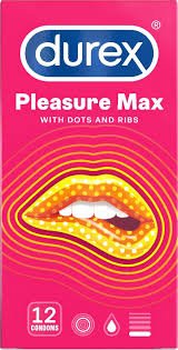 Durex - Condoms Pleasure Max 12s Durex - Luxeery