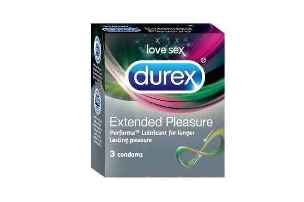 Durex Extended Pleasure Condom 3Pc Durex - Luxeery