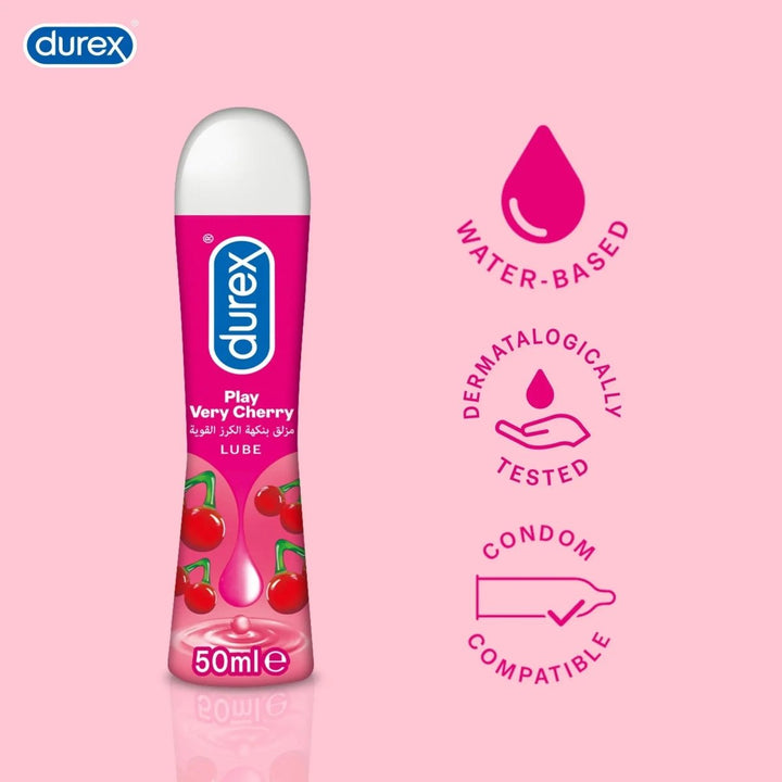 Durex Play Very Cherry Lubricant 50Ml Durex Pakistan - Luxeery