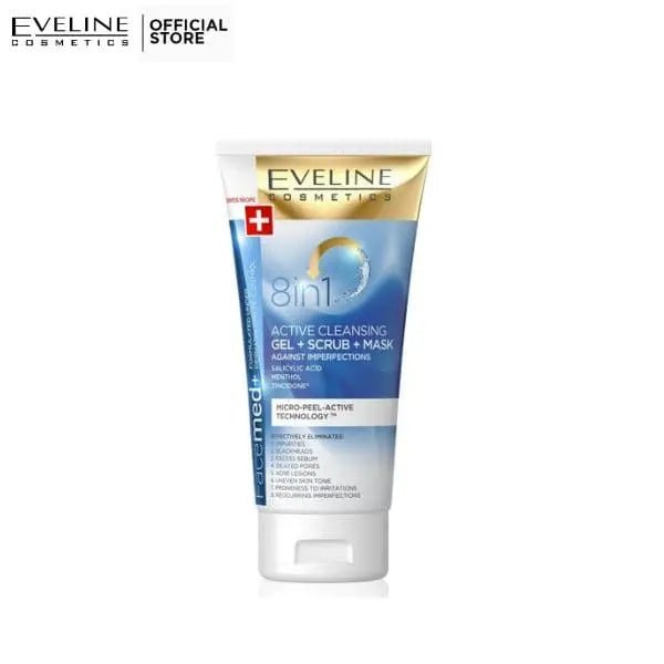 Eveline Facemed+ Cleansing Gel + Scrub + Mask 150ml Eveline - Luxeery