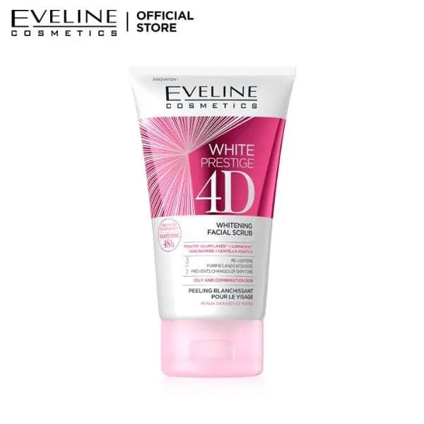 Eveline White Prestige 4D Whitening Facial Scrub - 150ml Eveline - Luxeery