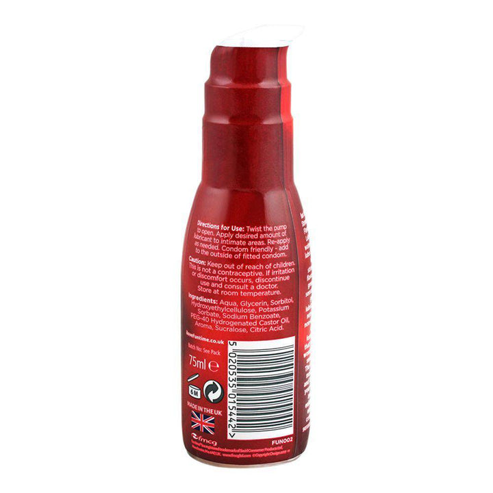 Fun Time Lube Strawberry Flavoured Lube 75Ml Fun Time - Luxeery