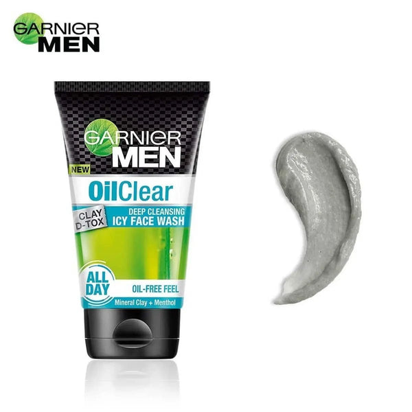 Garnier Men Oil Clear Face Wash 100 Ml Garnier - Luxeery