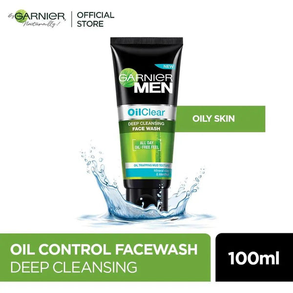 Garnier Men Oil Control Face Wash - 100ml Garnier - Luxeery