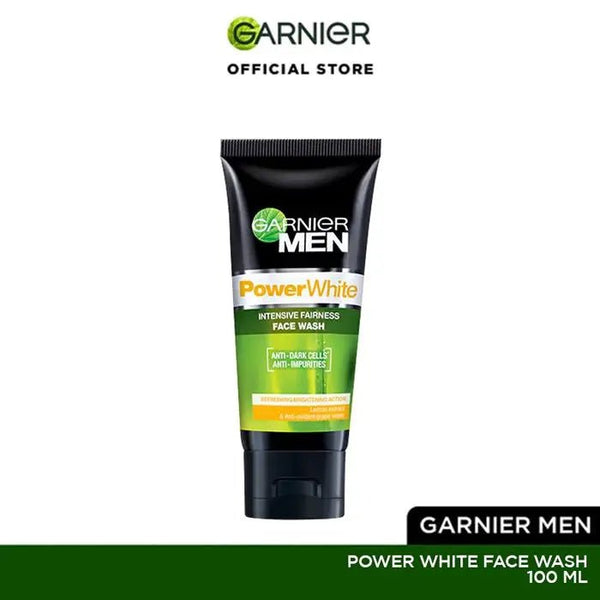 Garnier Men Turbo Bright Face Wash 100 ml - For Brighter Skin Garnier - Luxeery