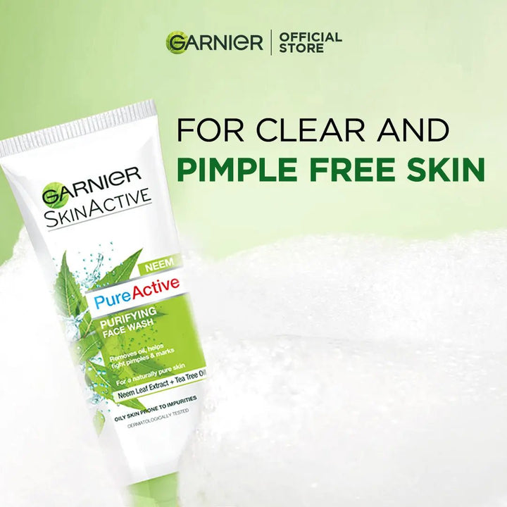 Garnier Skin Active Neem Purifying Face Wash 100Ml Garnier - Luxeery