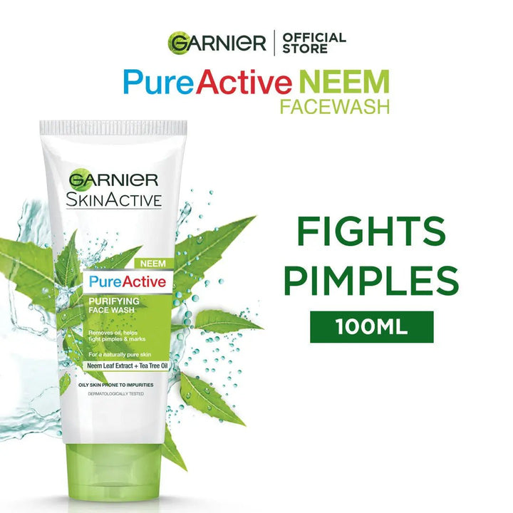 Garnier Skin Active Neem Purifying Face Wash 100Ml Garnier - Luxeery