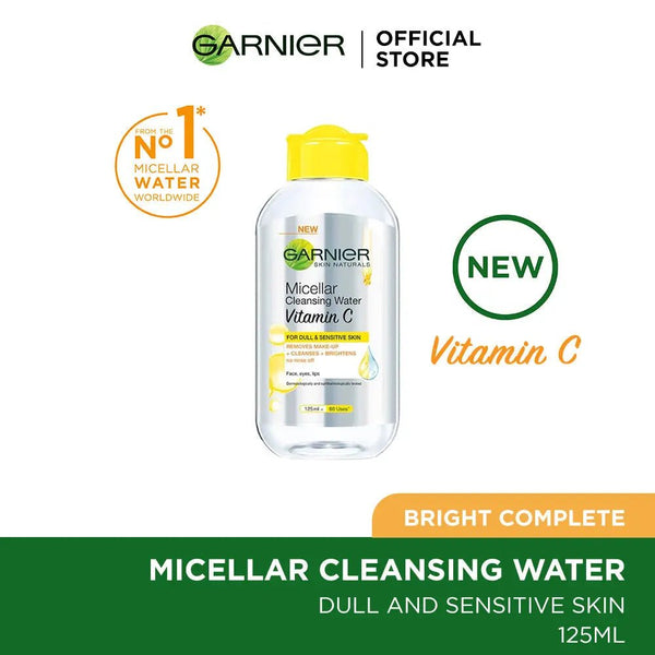 Garnier Skin Active Vitamin C Micellar Makeup Cleansing Water 125 Ml Garnier - Luxeery