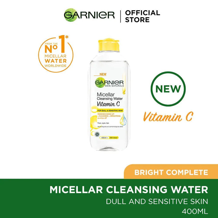 Garnier Skin Active Vitamin C Micellar Makeup Cleansing Water 400 Ml Garnier - Luxeery