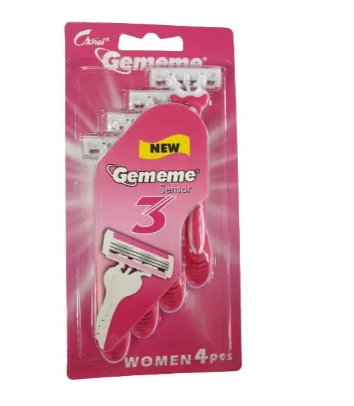 Gememe Sensor 3 Razor For Women 4Pcs Luxeery - Luxeery