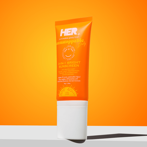 HerBeauty - 3 in 1 Bright Sunscreen (SPF 40 +++) - 50gm HerBeauty - Luxeery