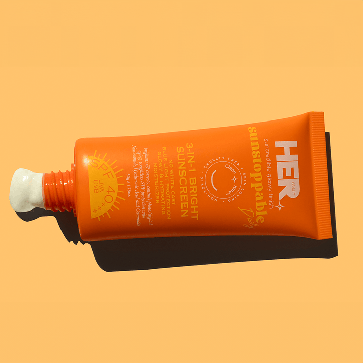 HerBeauty - 3 in 1 Bright Sunscreen (SPF 40 +++) - 50gm HerBeauty - Luxeery