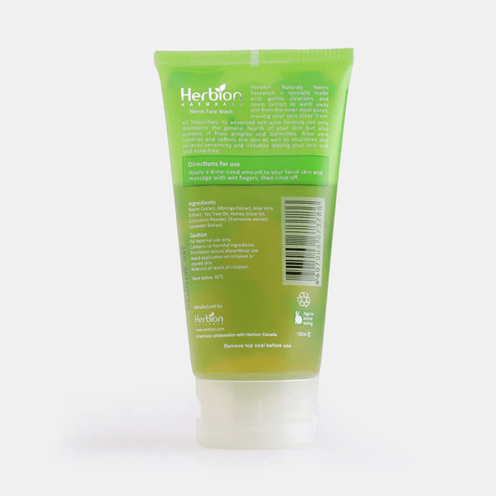 Herbion Anti Acne Neem Face wash Herbion - Luxeery