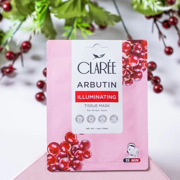 Herbion Clarée Arbutin Illuminating Tissue Mask Herbion - Luxeery