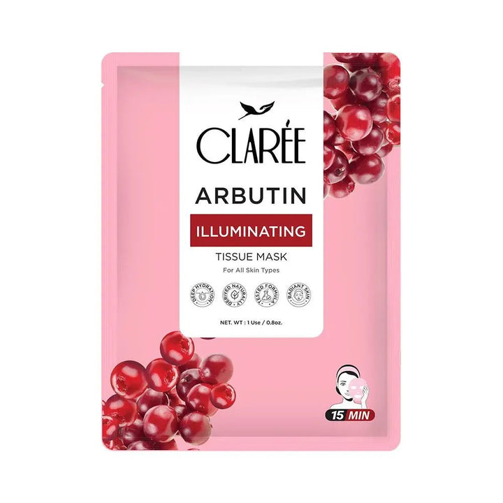 Herbion Clarée Arbutin Illuminating Tissue Mask Herbion - Luxeery