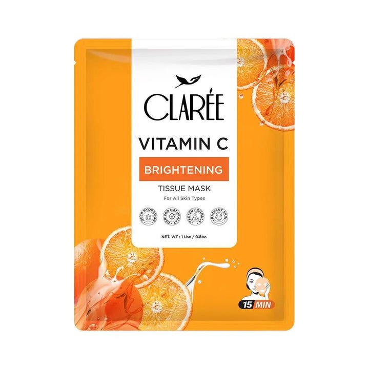 Herbion Clarée Vitamin C Brightening Tissue Mask Herbion - Luxeery