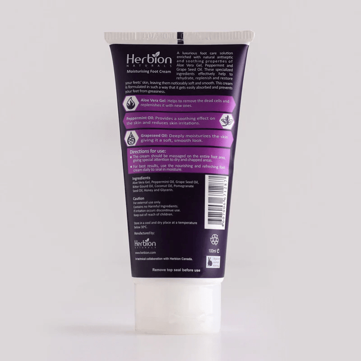 Herbion Foot Cream Cocoa Butter Cream 100Ml Herbion - Luxeery