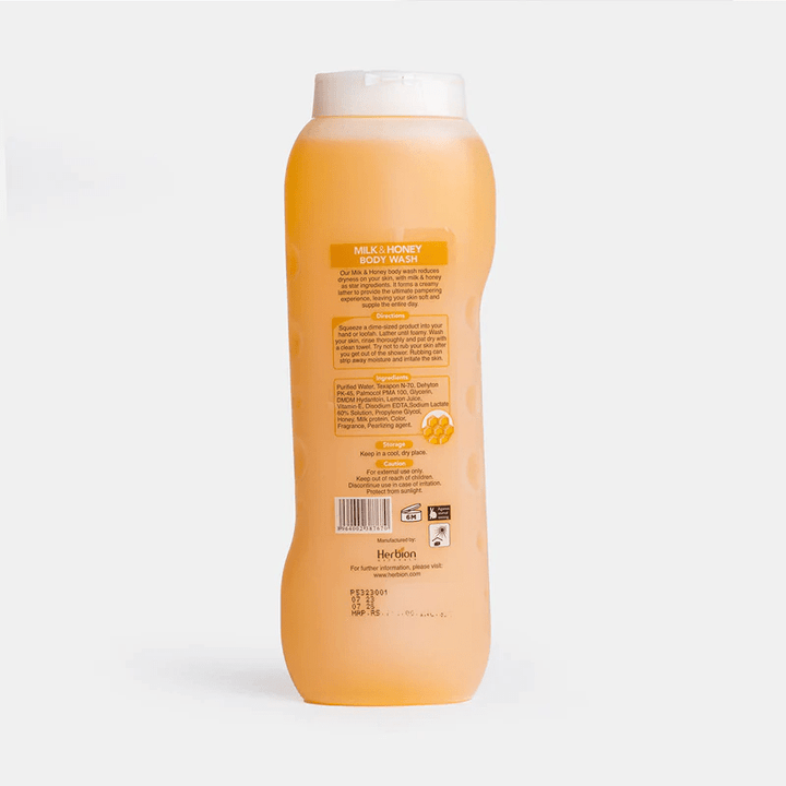 Herbion Milk & Honey Body wash 400 ml Herbion - Luxeery