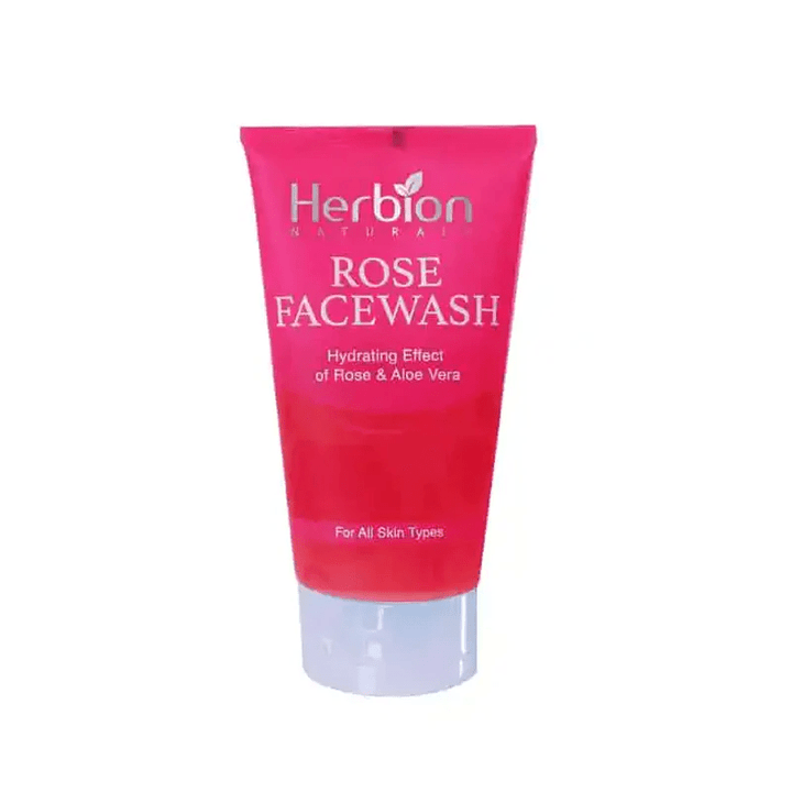 Herbion Rose Facewash 100Ml Herbion - Luxeery