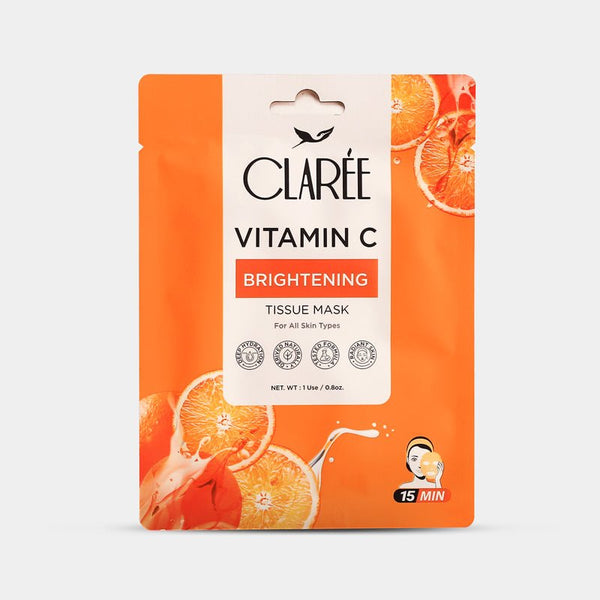 Herbion Vitamin C Brightening Tissue Mask 25Ml Herbion - Luxeery