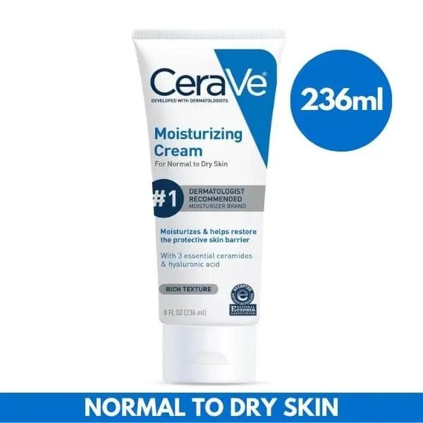 Hydrate & Soothe Dry Skin with CeraVe Moisturizing Cream (236ml) CeraVe - Luxeery