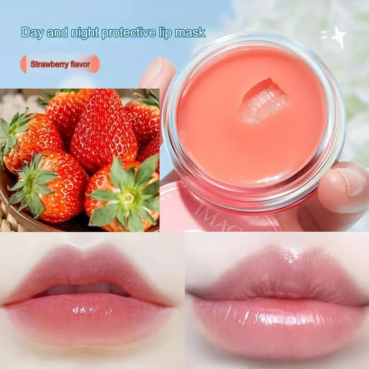 Images Day Night Care Lip Mask Strawbary 6G Images - Luxeery