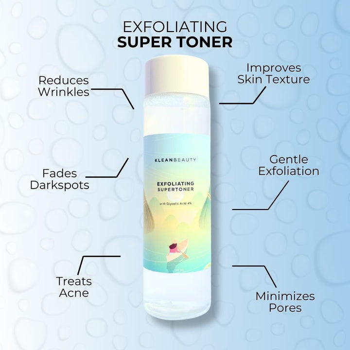 Klean Beauty - Exfoliating Super Toner - 150Ml Klean Beauty - Luxeery