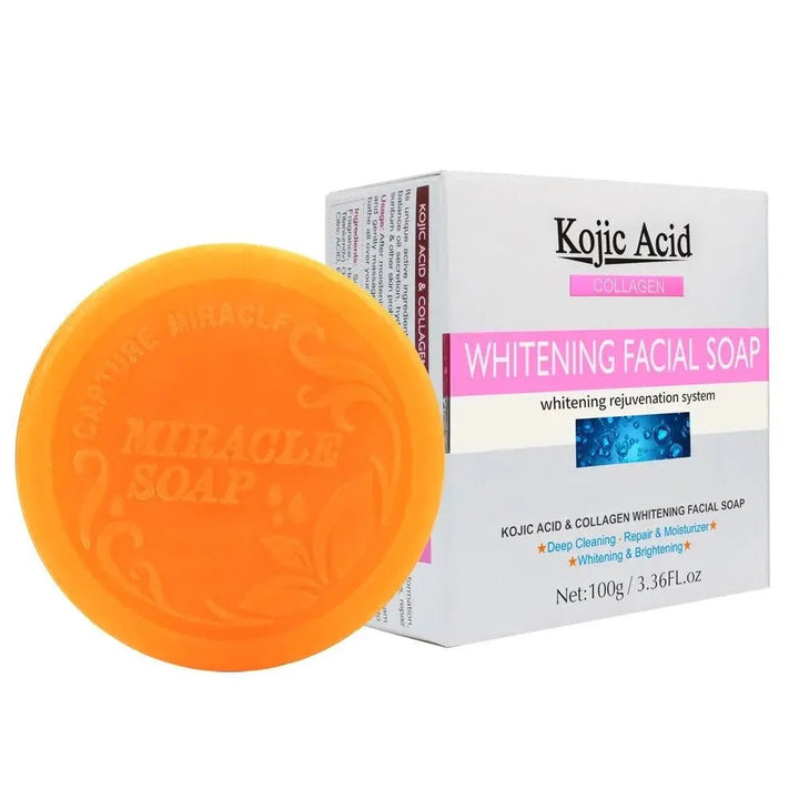 Kojic Acid Whitening Facial Soap 100G Luxeery - Luxeery