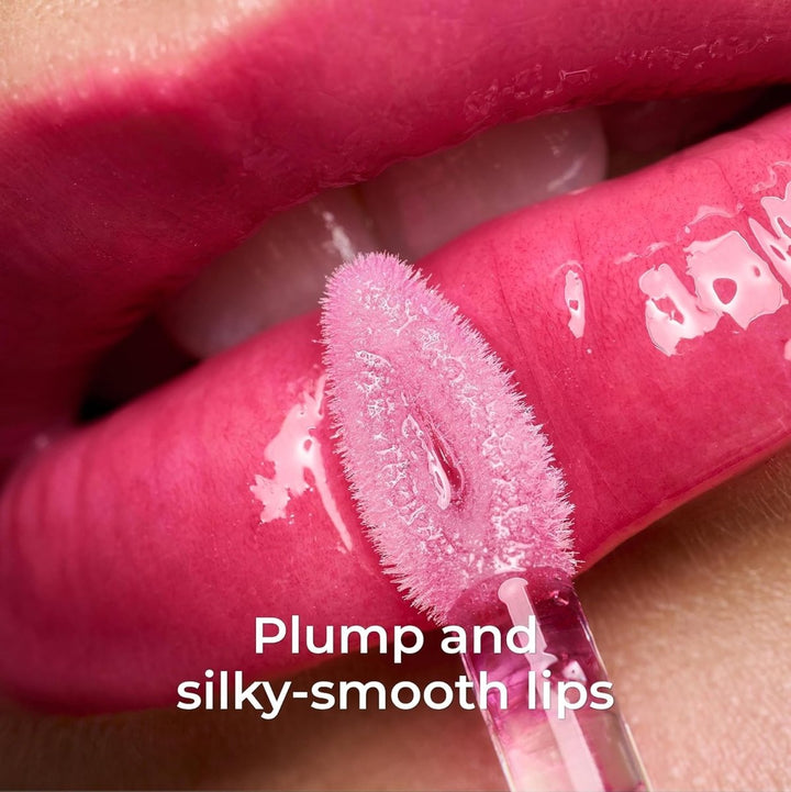 Lamel - All In One Lip Tinted Plumping Oil №402 Pink Sparkle Lamel - Luxeery