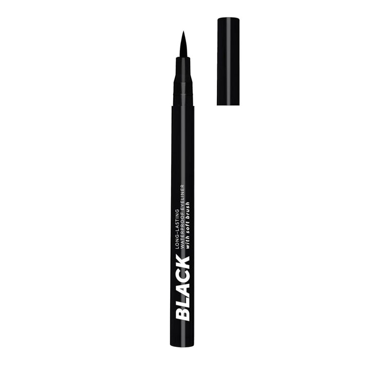 Lamel - Black Eyeliner With Soft Brush №401 Deep Black Lamel - Luxeery