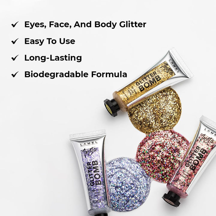 Lamel - Insta Glitter Bomb №403 Lustre Lamel - Luxeery