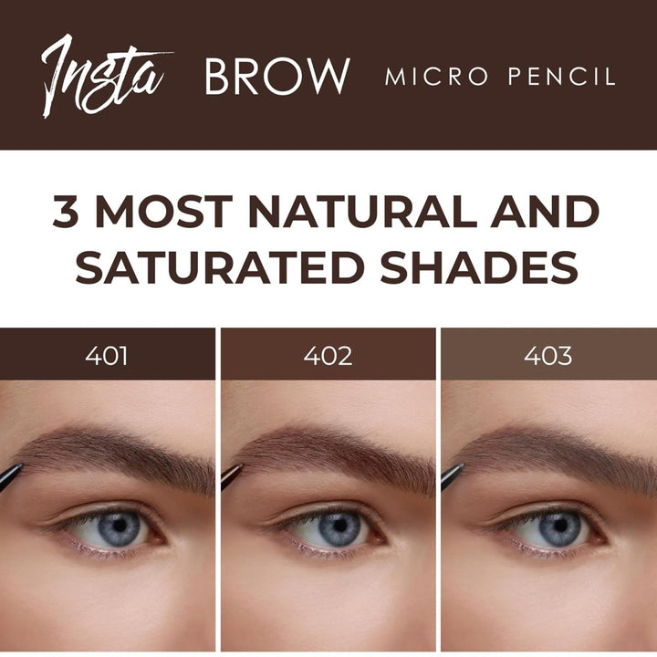 Lamel - Insta Micro Brow Pencil №401 Espresso Lamel - Luxeery