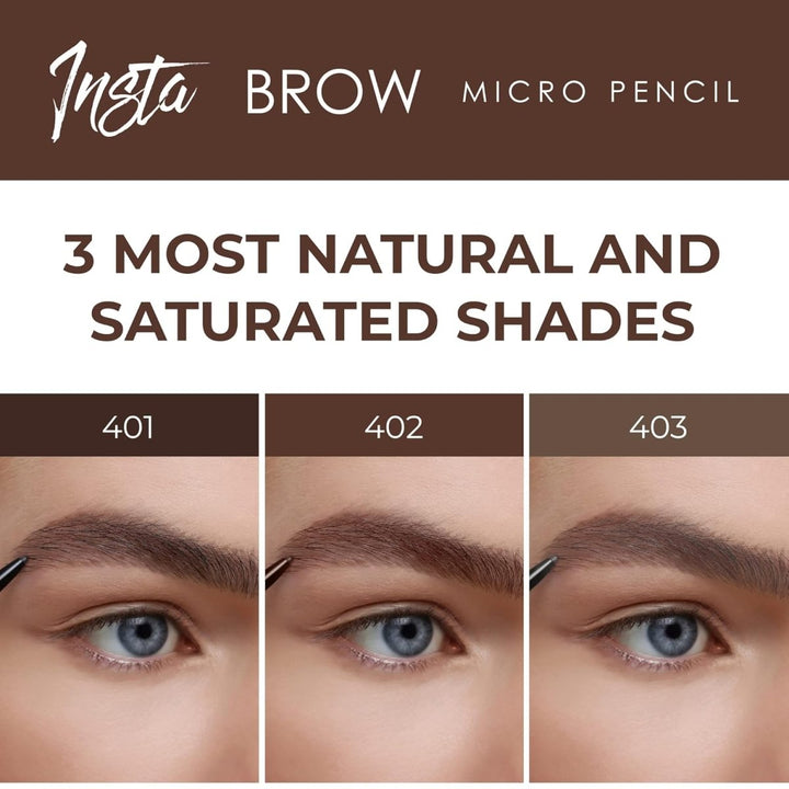 Lamel - Insta Micro Brow Pencil №402 Chocolate Lamel - Luxeery