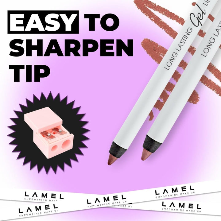 Lamel - Long Lasting Gel Lip Liner №408 Pink Plum Lamel - Luxeery