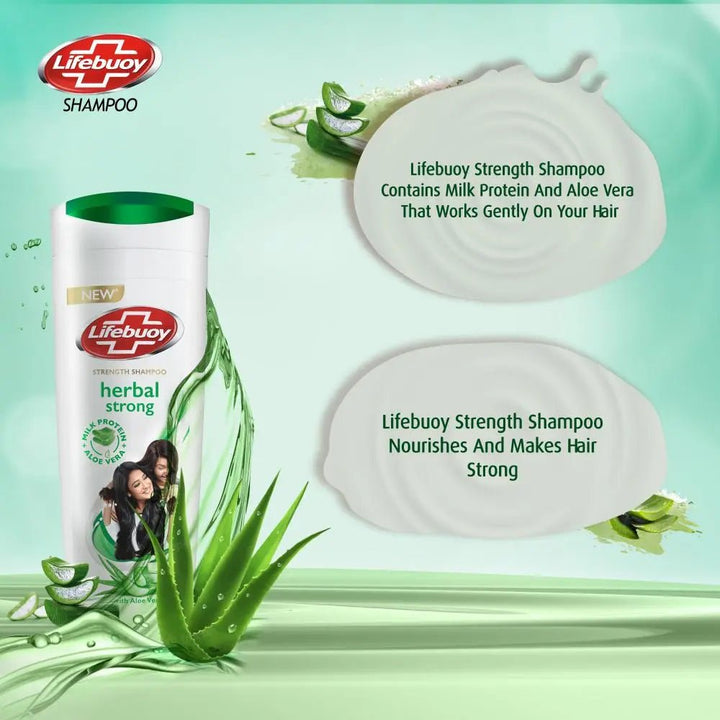 Lifebuoy Herbal Strong Shampoo 90Ml Lifebuoy - Unilever Pakistan - Luxeery