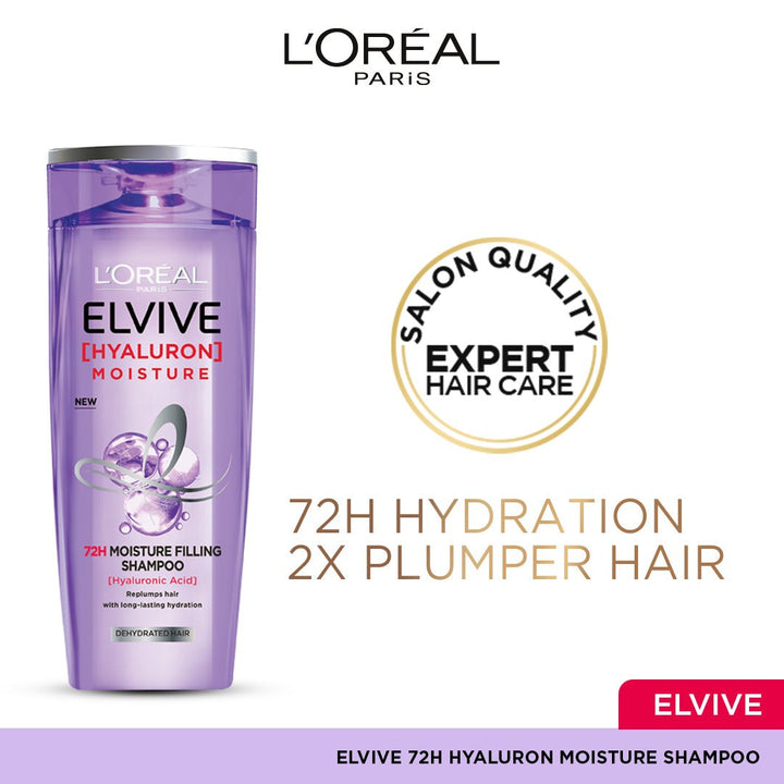 L'Oreal Elvive Hyaluron Moisture Shampoo 175Ml L'Oreal Haircare - Luxeery