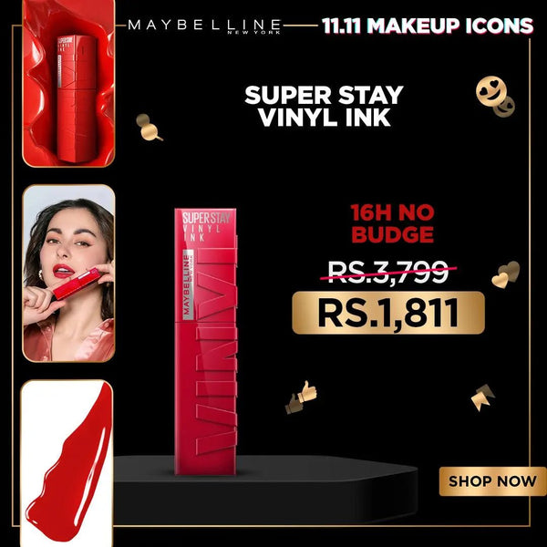 L'Oreal Mega Deals - Maybelline New York Superstay Vinyl Ink - Wicked L'Oreal Mega Deals - Luxeery