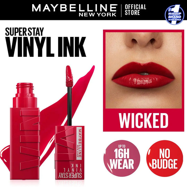 L'Oreal Mega Deals - Maybelline New York Superstay Vinyl Ink - Wicked L'Oreal Mega Deals - Luxeery