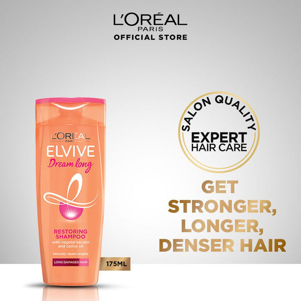 L'Oreal Paris Elvive Dream Long Resorting Shampoo 175Ml L'Oreal Haircare - Luxeery