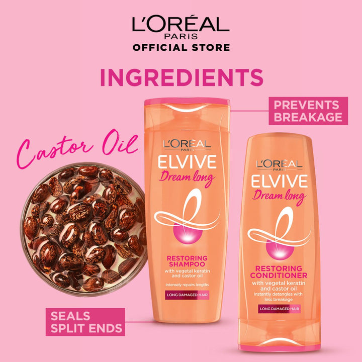 L'Oreal Paris Elvive Dream Long Resorting Shampoo 175Ml L'Oreal Haircare - Luxeery