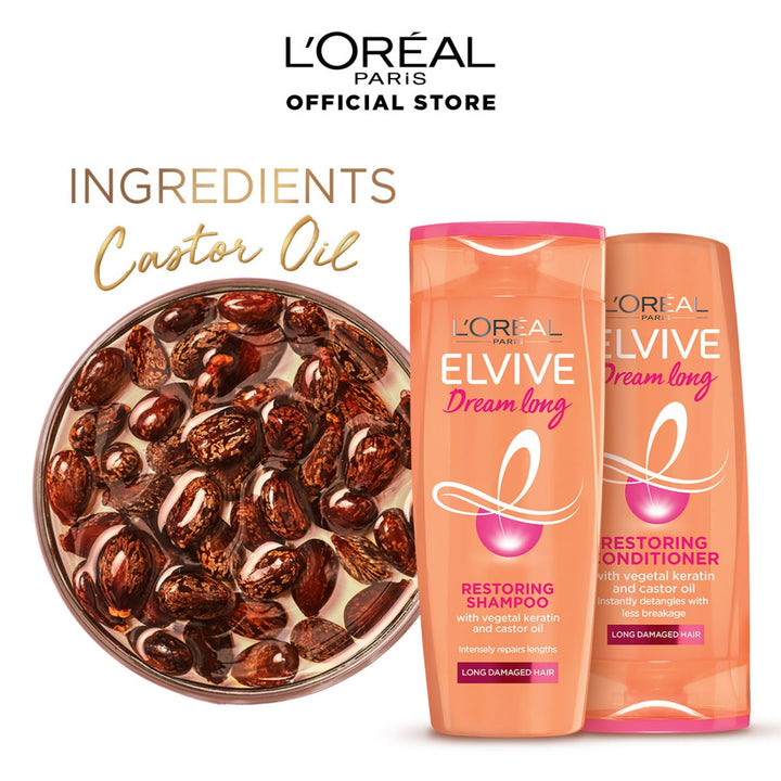 L'Oreal Paris Elvive Dream Long Resorting Shampoo 175Ml L'Oreal Haircare - Luxeery