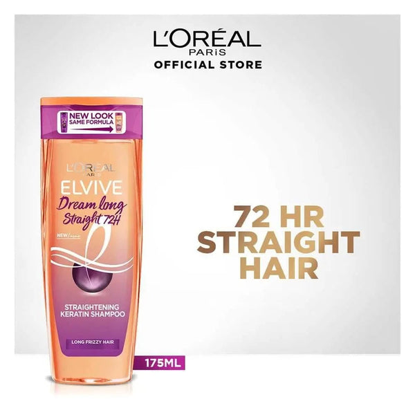 L'Oreal Paris Elvive Dream Long Straight 72H Keratin Straightening Conditioner Elvive - Luxeery