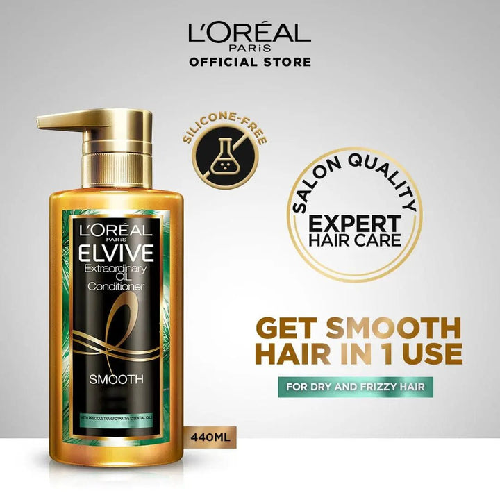 L'Oreal Paris Elvive Extraordinary Oil Conditioner - 440ml Elvive - Luxeery