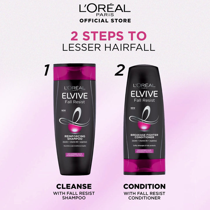 L'Oreal paris elvive fall resist shampoo 175 ml - for hairfall L'Oreal Haircare - Luxeery