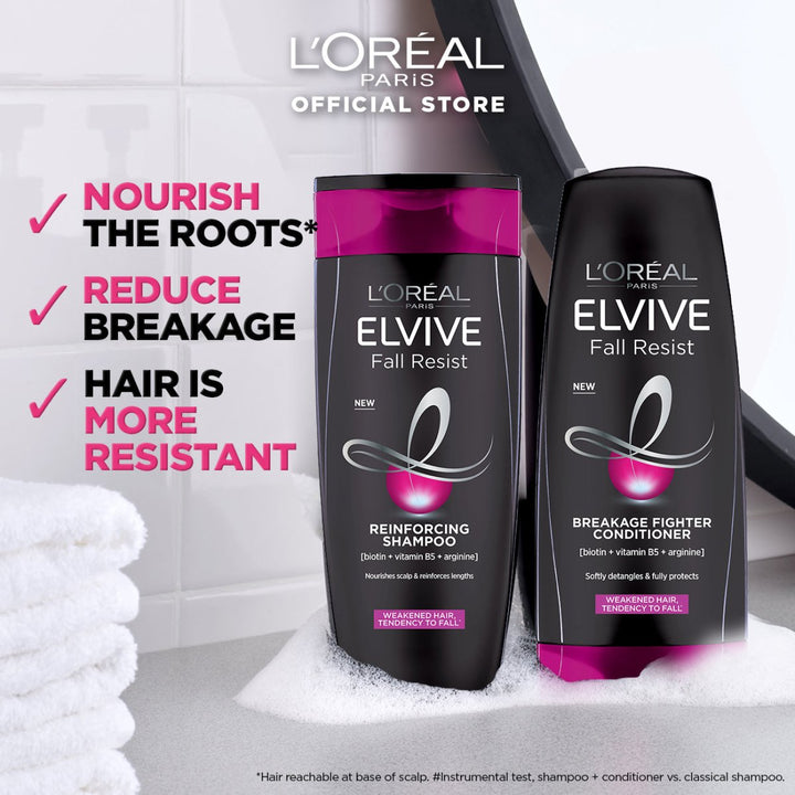 L'Oreal paris elvive fall resist shampoo 175 ml - for hairfall L'Oreal Haircare - Luxeery