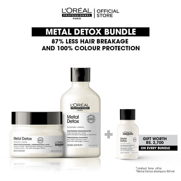 L'Oreal Professional - Metal Detox Bundle with Free Gift L'Oreal Professional - Luxeery