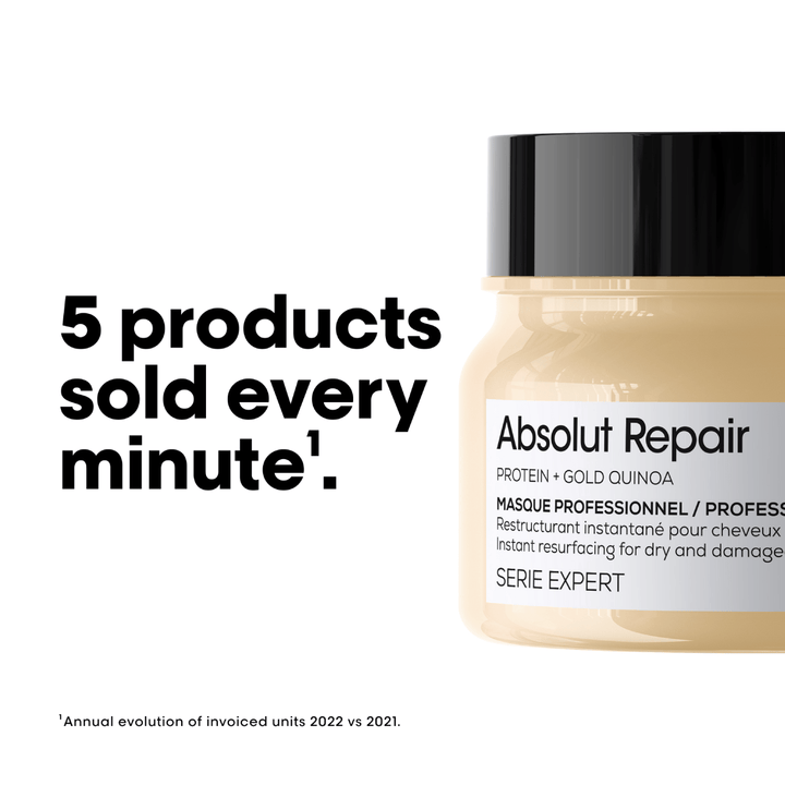 L'Oreal Professional - Serie Expert Absolute Repair Mask 250 ML - For Dry & Damaged Hair with free gift L'Oreal Professional - Luxeery