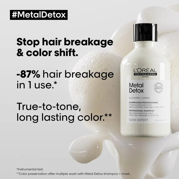 LOreal Professionnel Serie Expert Metal Detox Shampoo - 300ml Loreal Professionnel - Luxeery